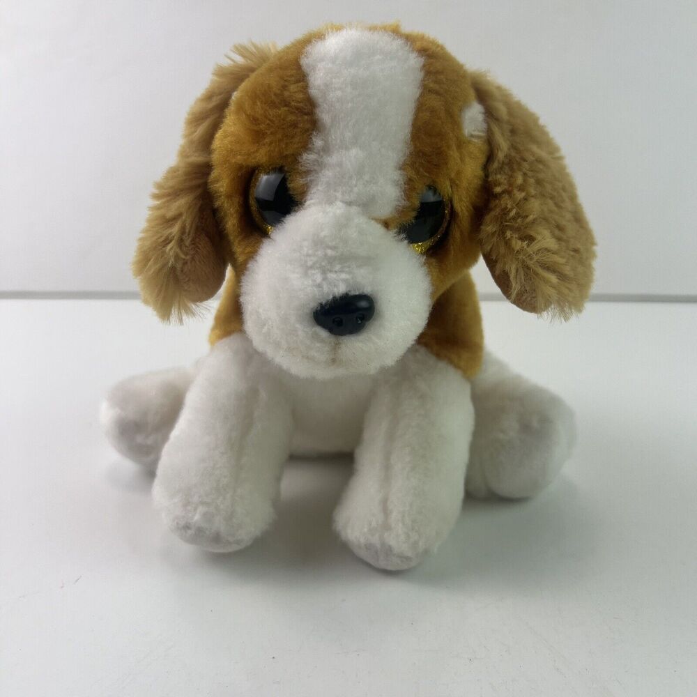 Ty Beanie Boos 6" BARKER the SPANIEL PUPPY Stuffed Animal Plush VelveTy